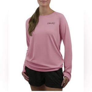 Reel Life women's Pink XL  long-sleeve UPF 50+ sun protection performance shirt